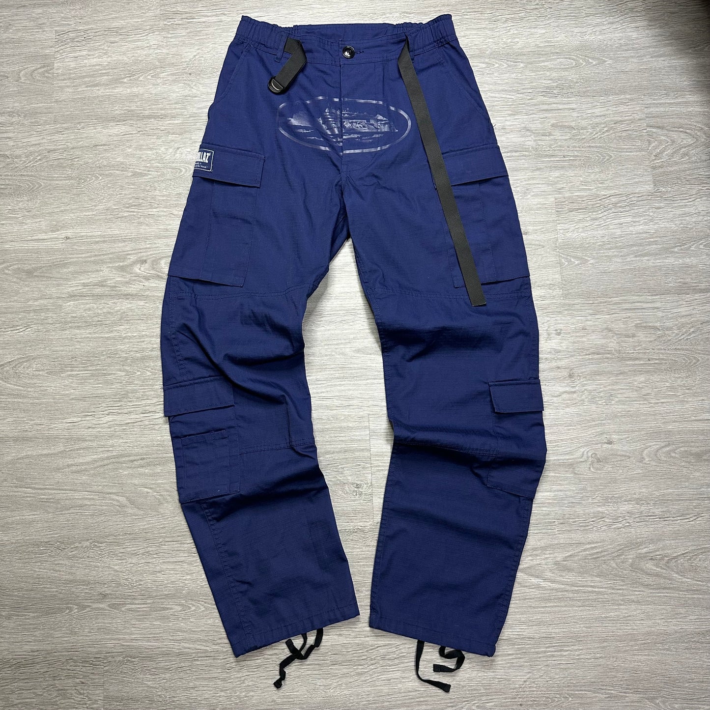 Corteiz Guerillaz Cargo Pant Navy