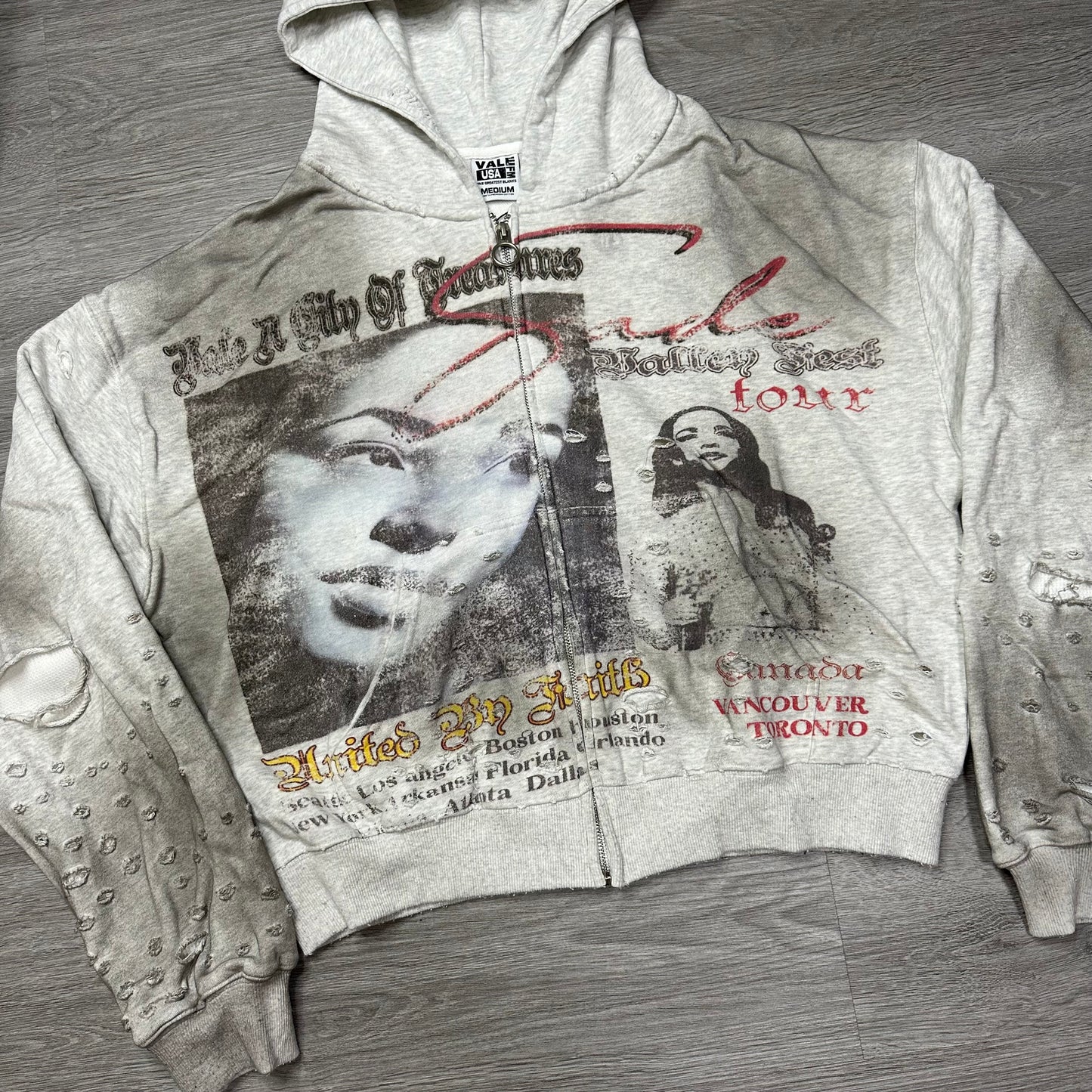 Vale Forever “Valley Fest” Sade Zip Up Hoodie