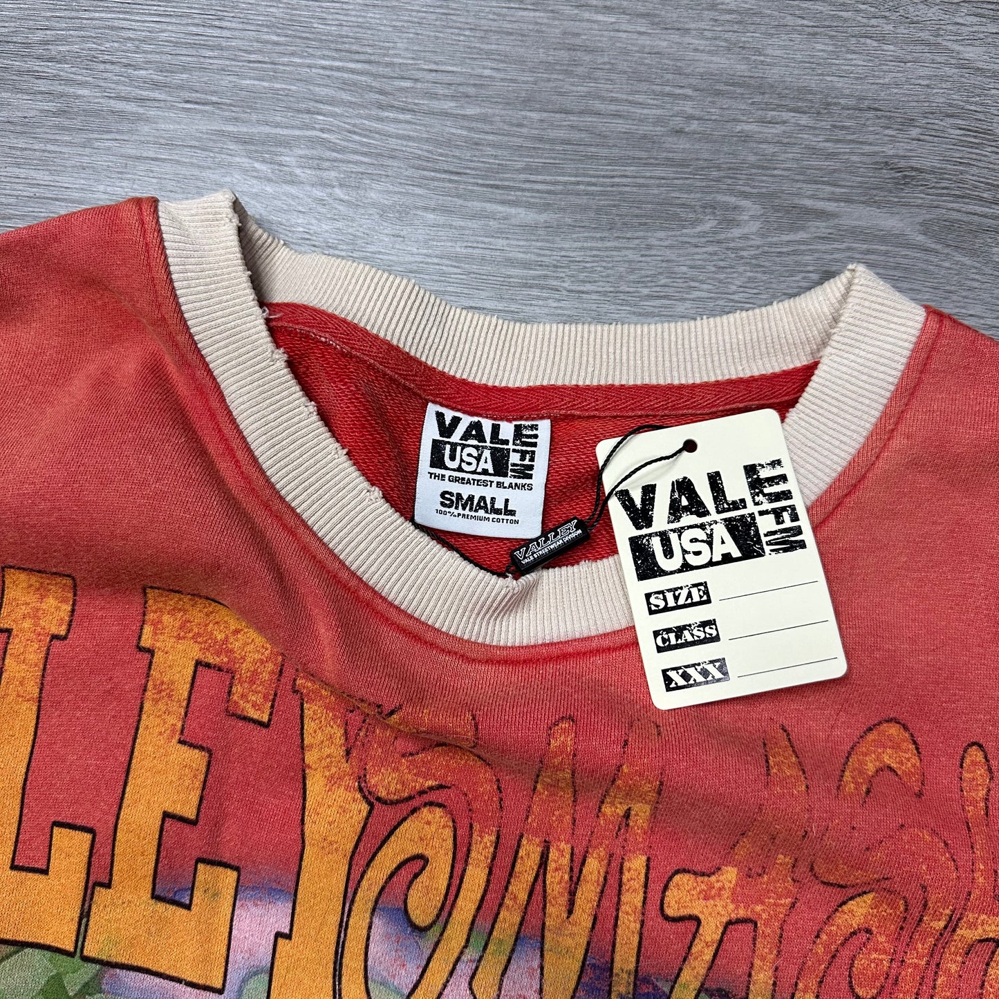 Vale Forever Red Alien Crewneck "Orange"