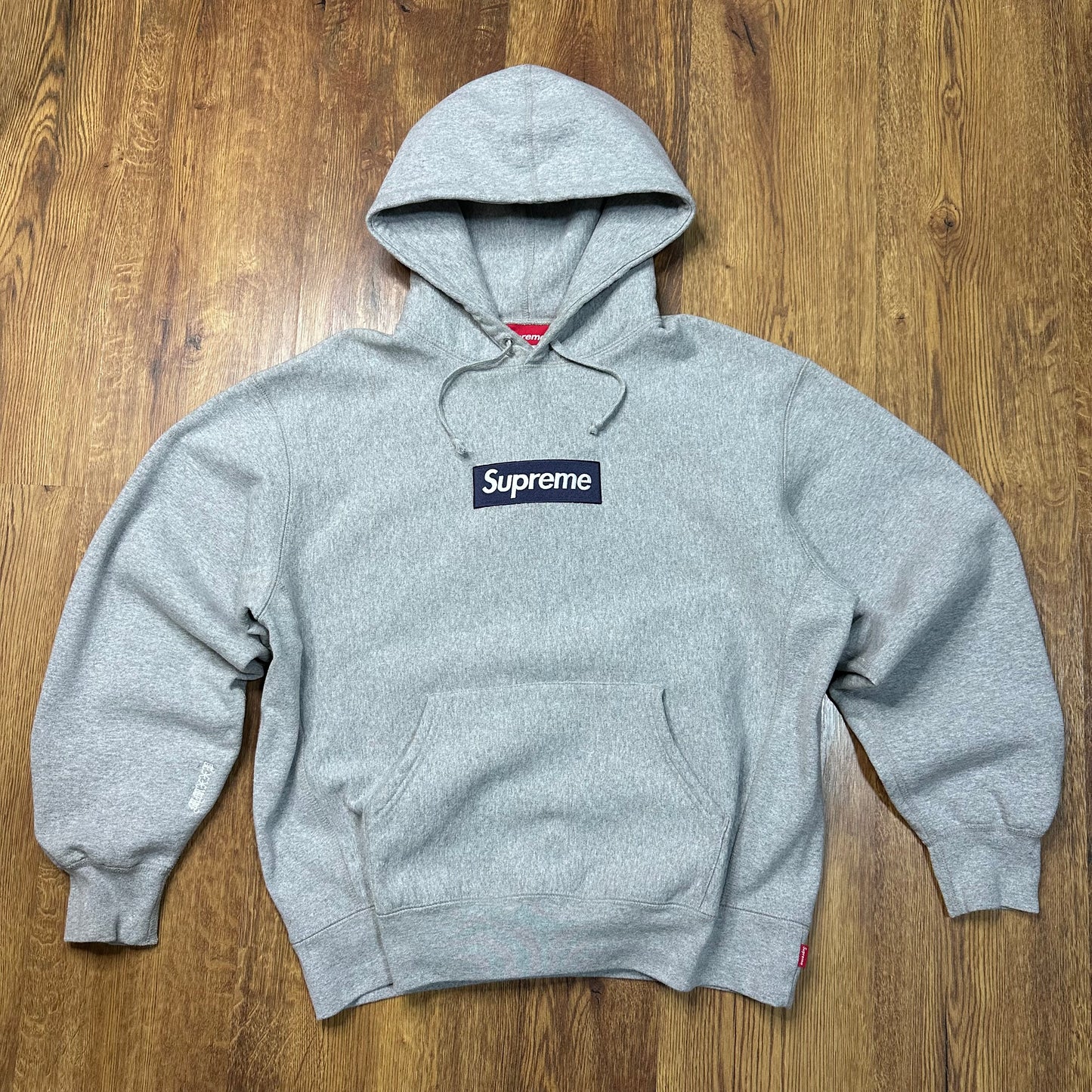 Supreme Box Logo Hooded Sweatshirt (FW25) Heather Grey
