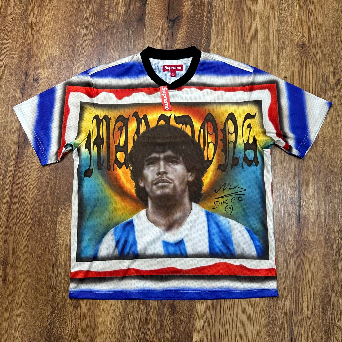 Supreme Maradona Soccer Jersey Multicolor