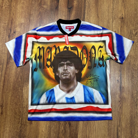 Supreme Maradona Soccer Jersey Multicolor