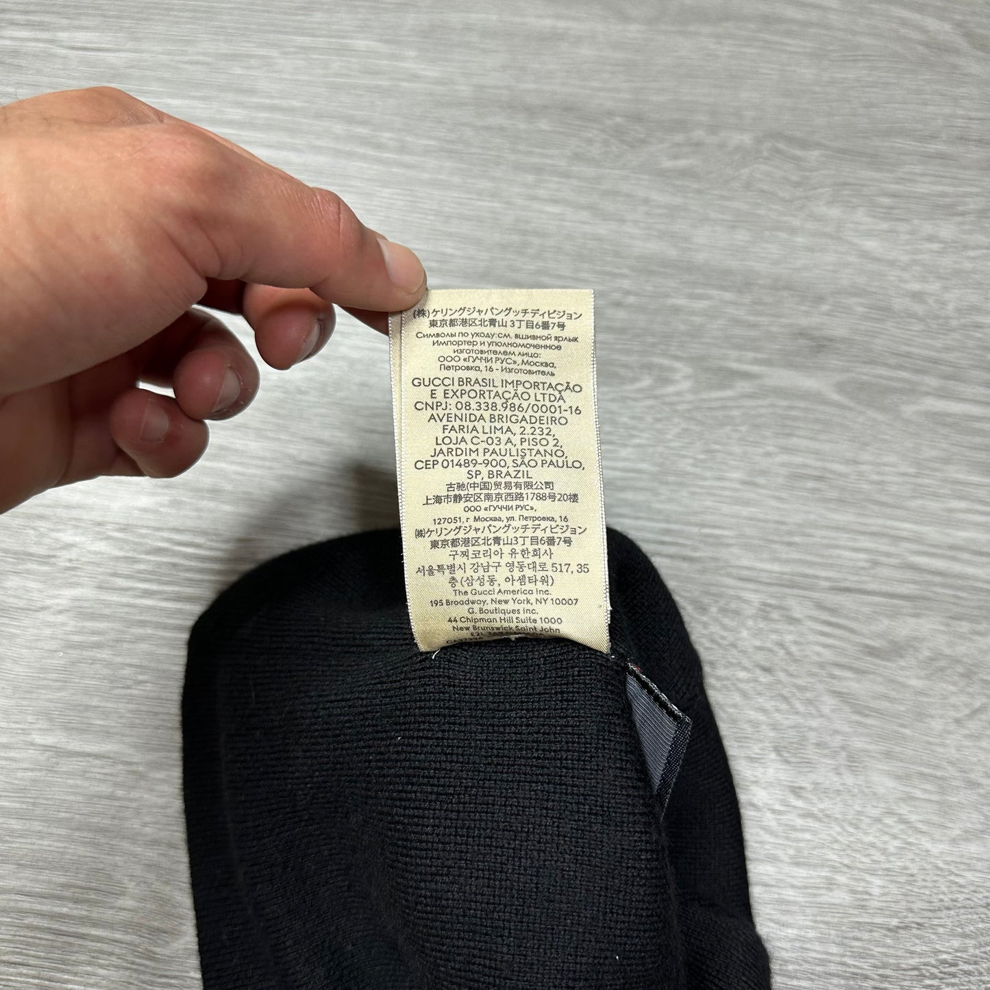 Gucci Patch Logo Beanie