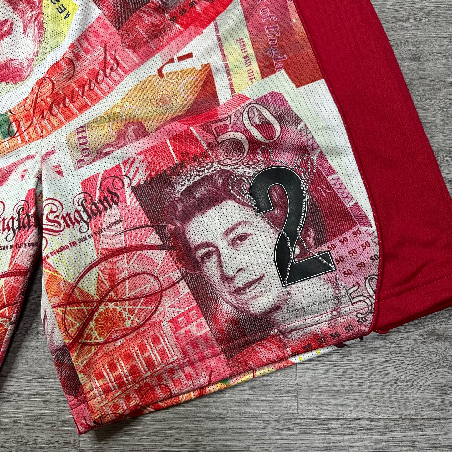 Supreme Pounds Soccer Shorts Red