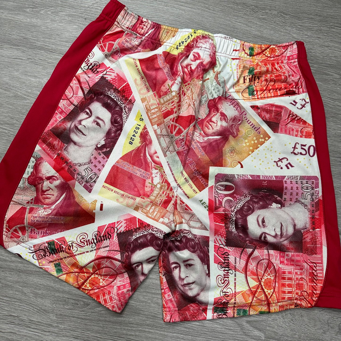 Supreme Pounds Soccer Shorts Red