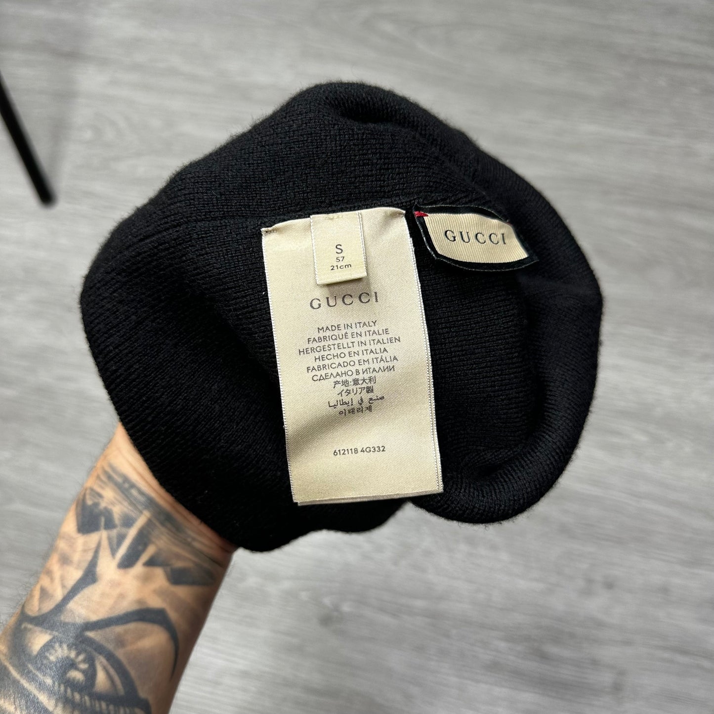 Gucci Patch Logo Beanie