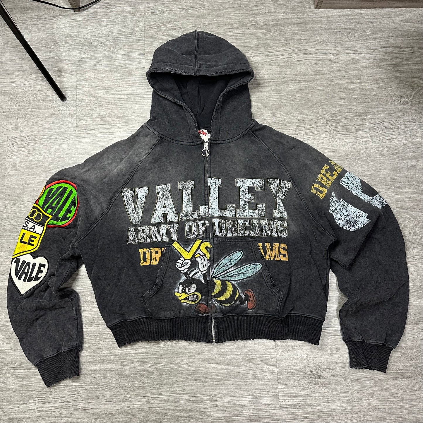 Vale Forever Army Zip Up Black