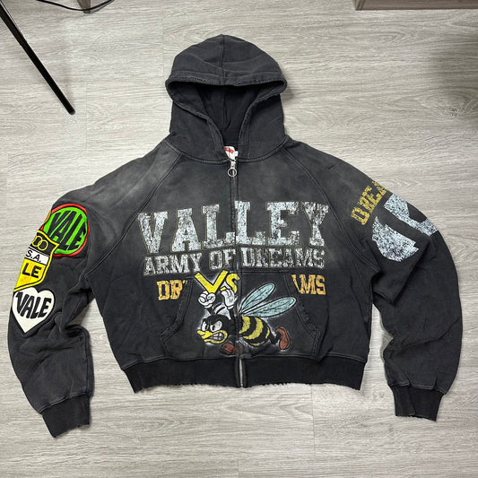 Vale Forever Army Zip Up Black