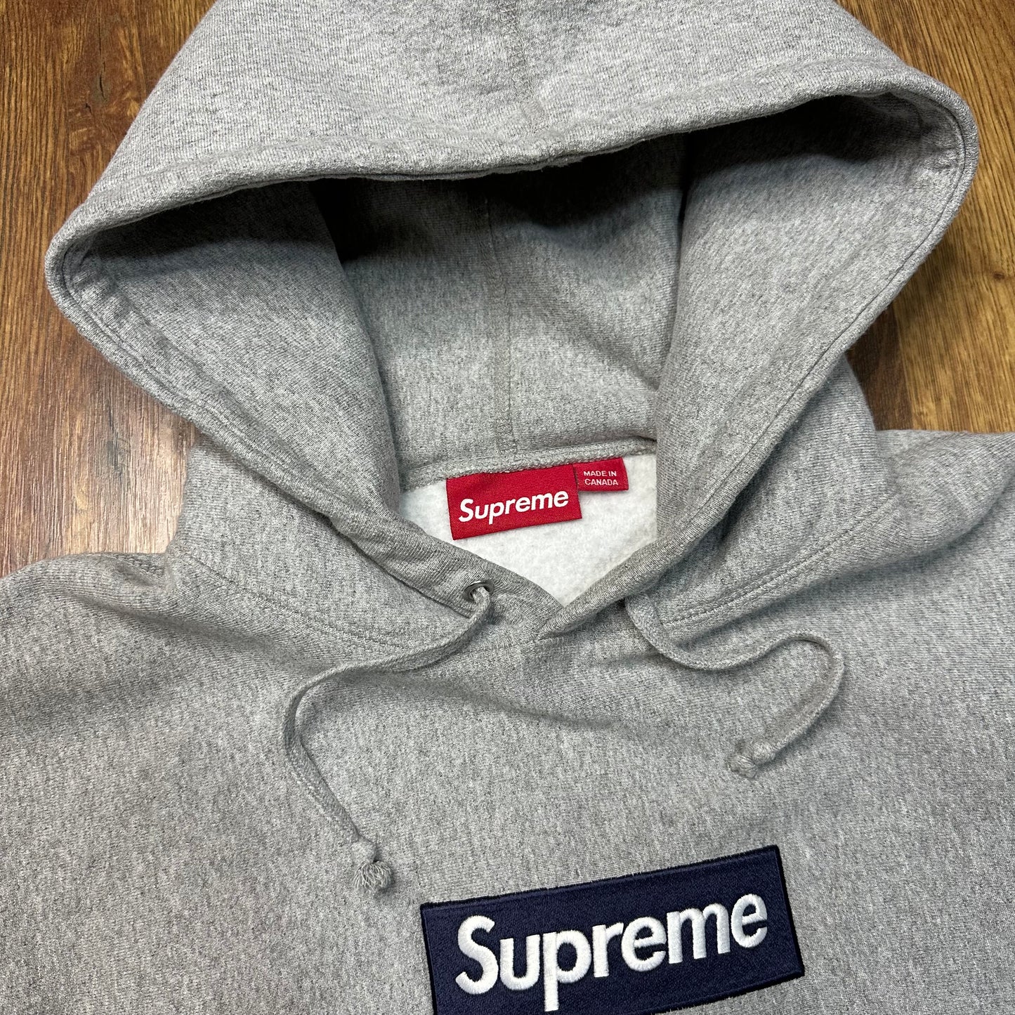 Supreme Box Logo Hooded Sweatshirt (FW25) Heather Grey