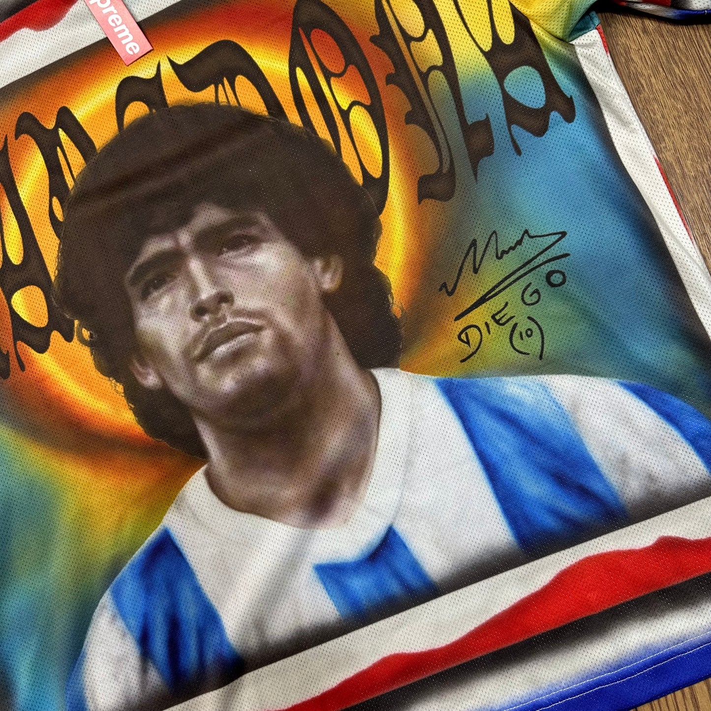 Supreme Maradona Soccer Jersey Multicolor