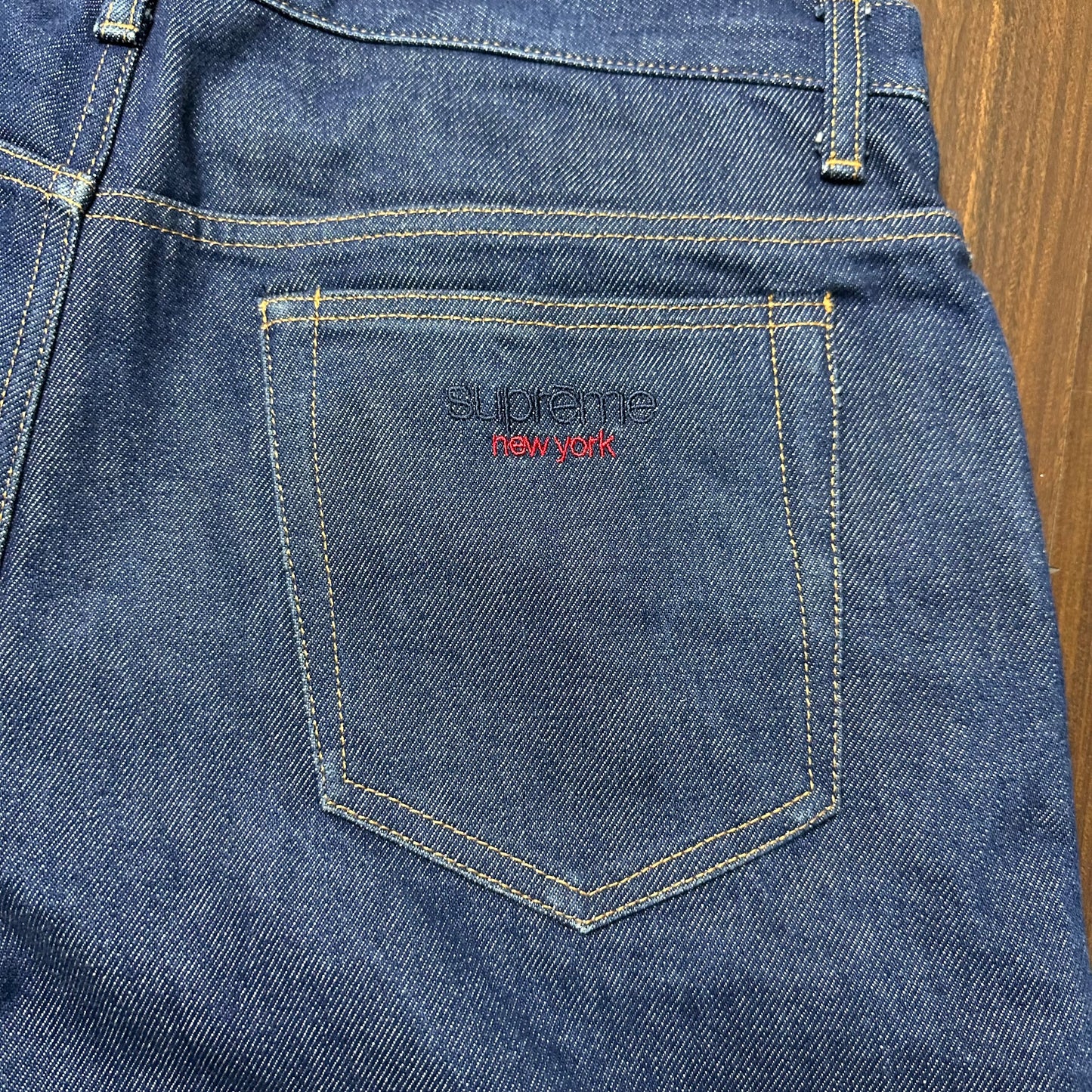 Supreme Baggy Jean (FW22) Rigid Indigo