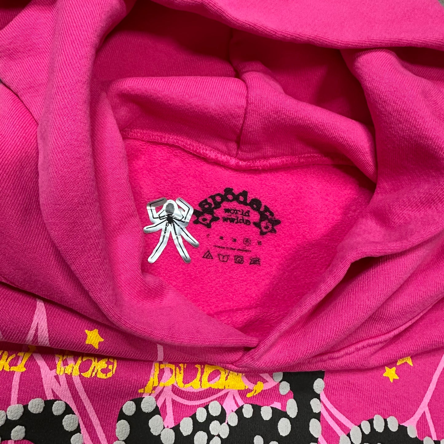 Sp5der P*NK V2 Hoodie