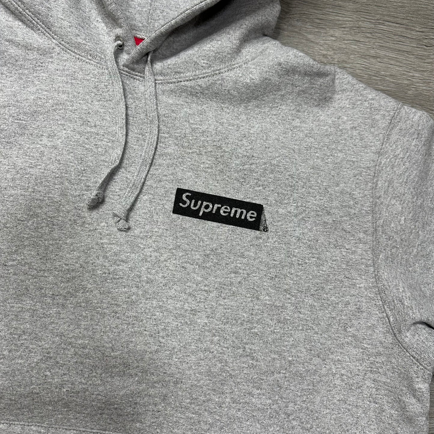 Supreme President Hooded Sweatshirt Grey