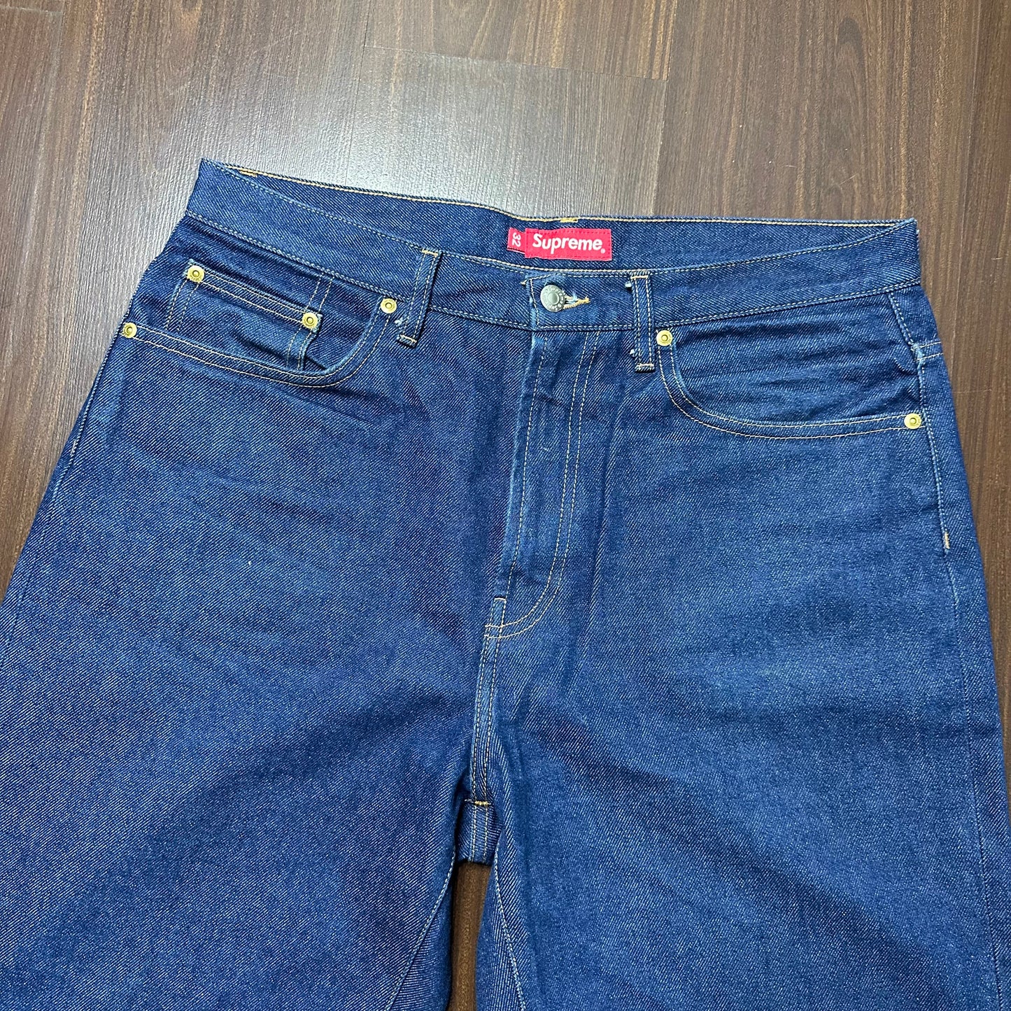 Supreme Baggy Jean (FW22) Rigid Indigo