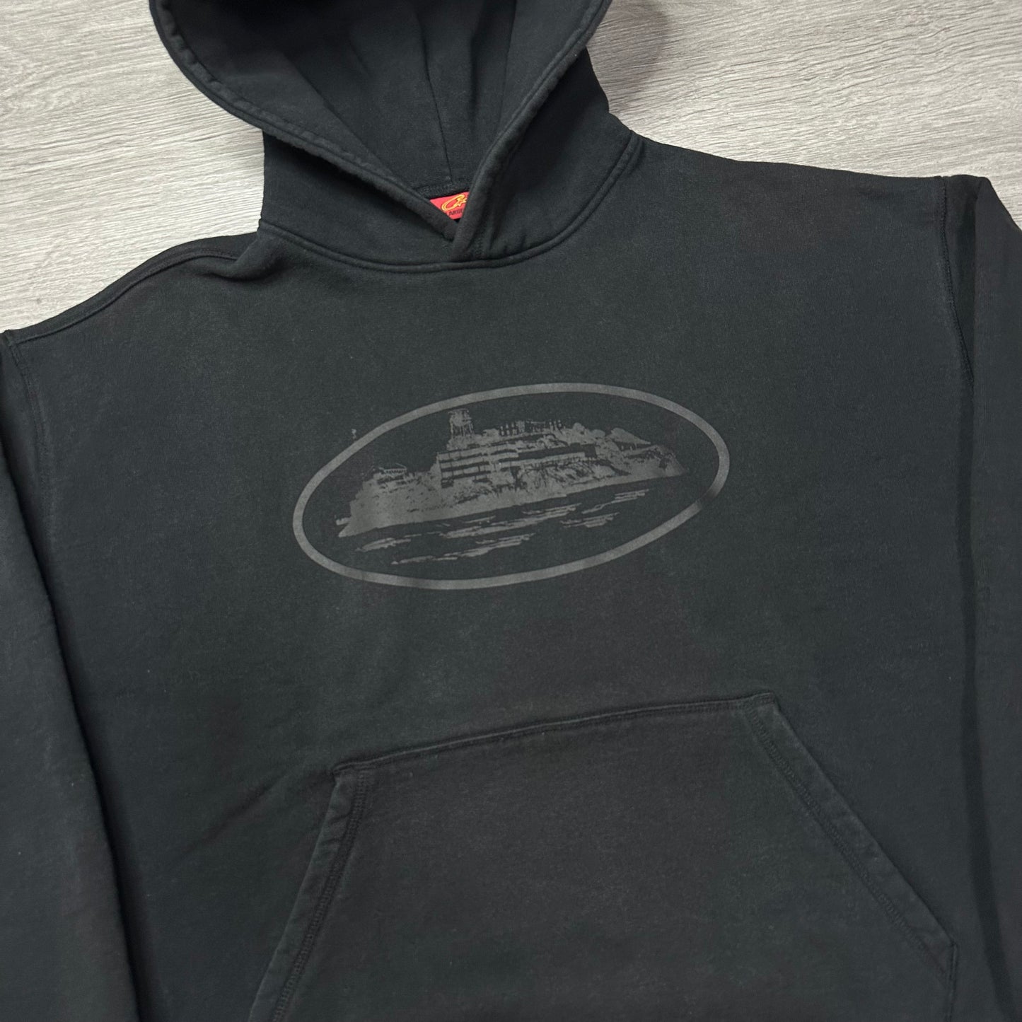 Corteiz Alcatraz V2 Hoodie Triple Black