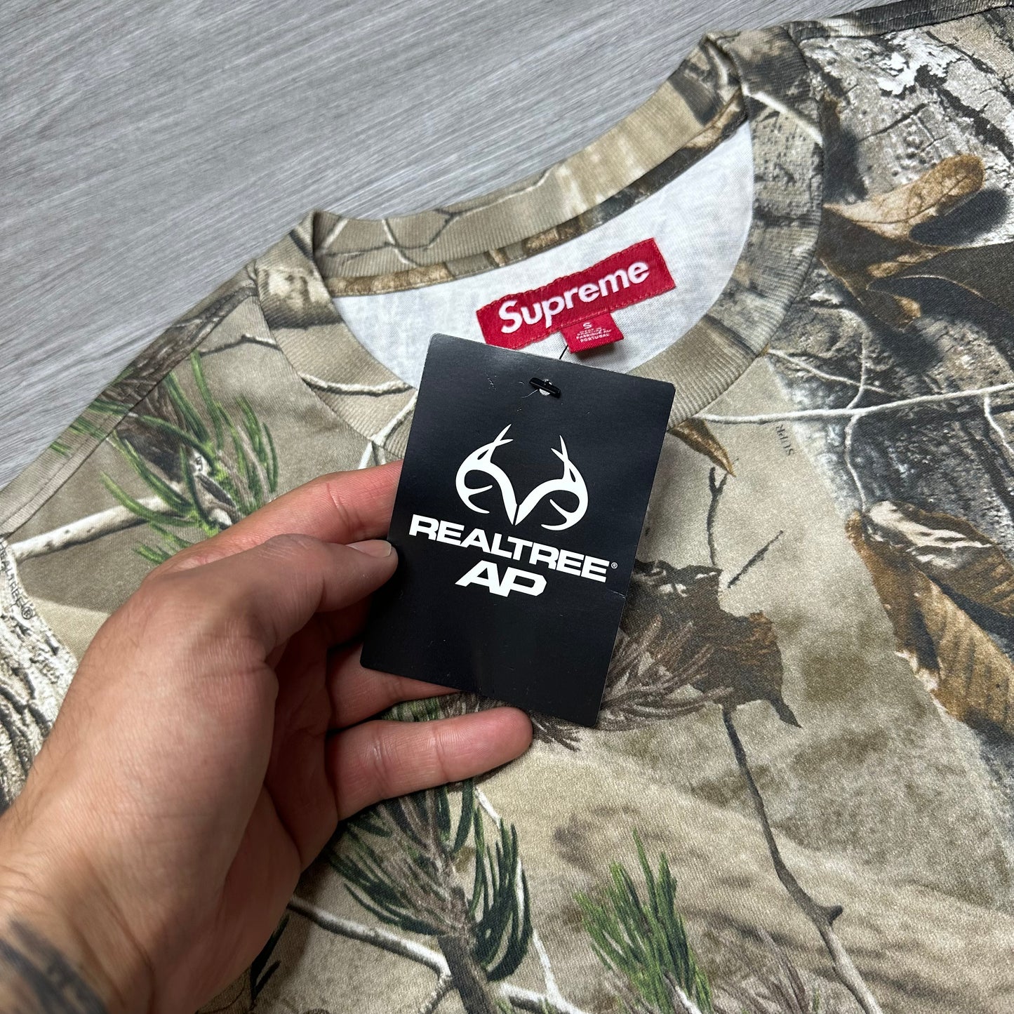 Supreme Small Box L/S Tee (FW25) Realtree AP Camo