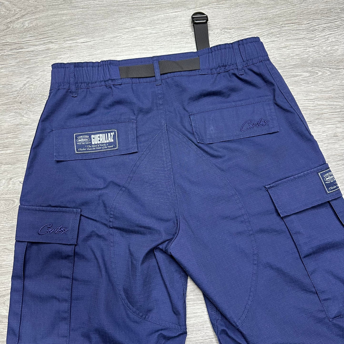 Corteiz Guerillaz Cargo Pant Navy