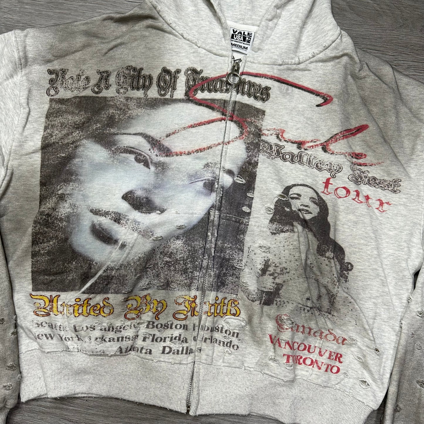 Vale Forever “Valley Fest” Sade Zip Up Hoodie