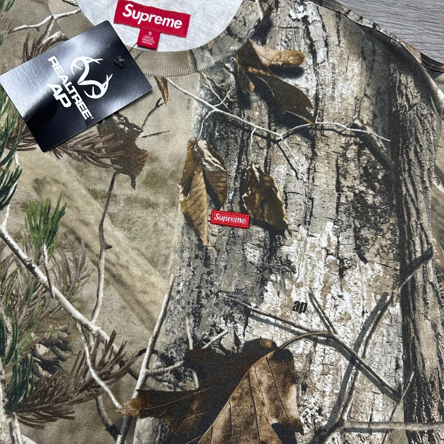 Supreme Small Box L/S Tee (FW25) Realtree AP Camo