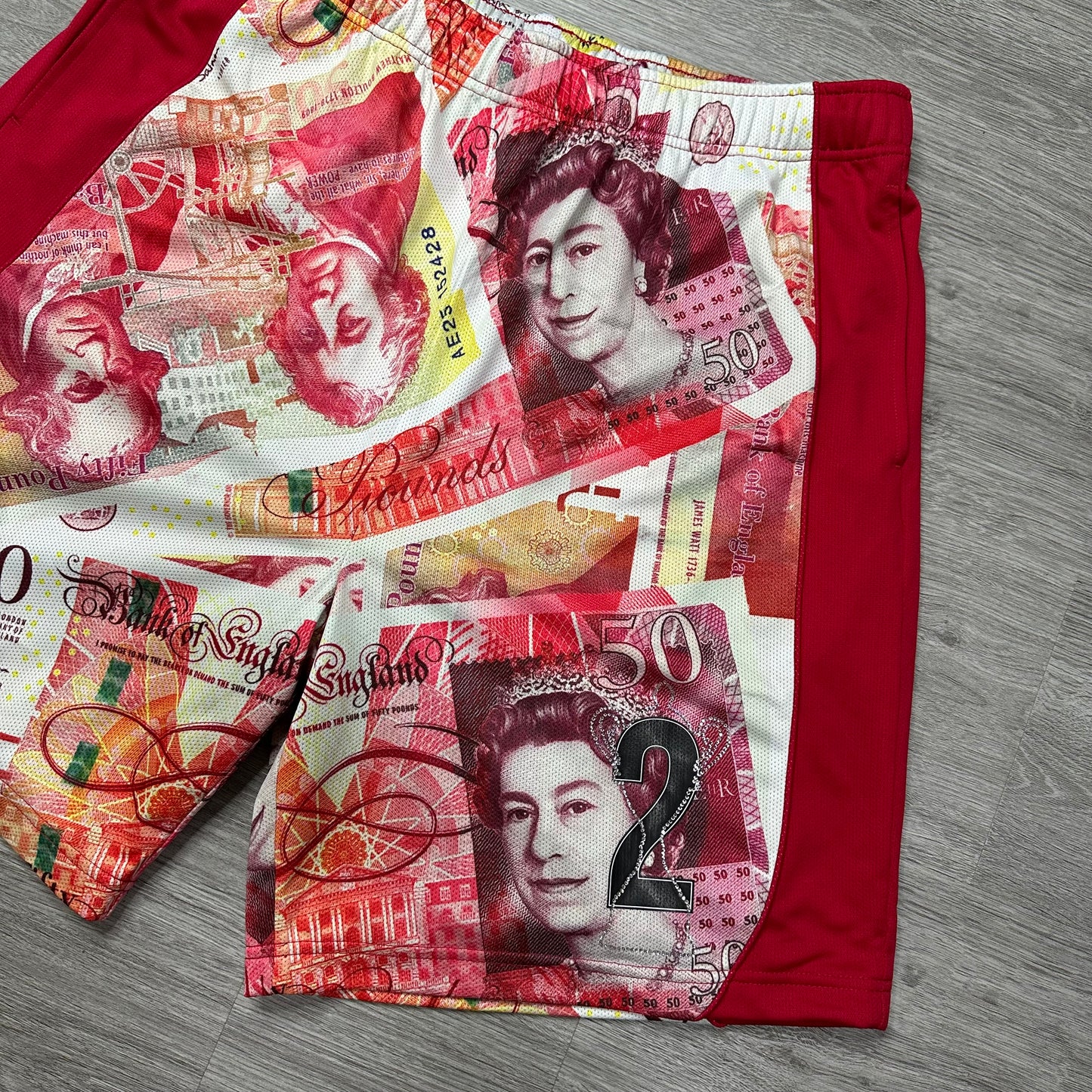 Supreme Pounds Soccer Shorts Red