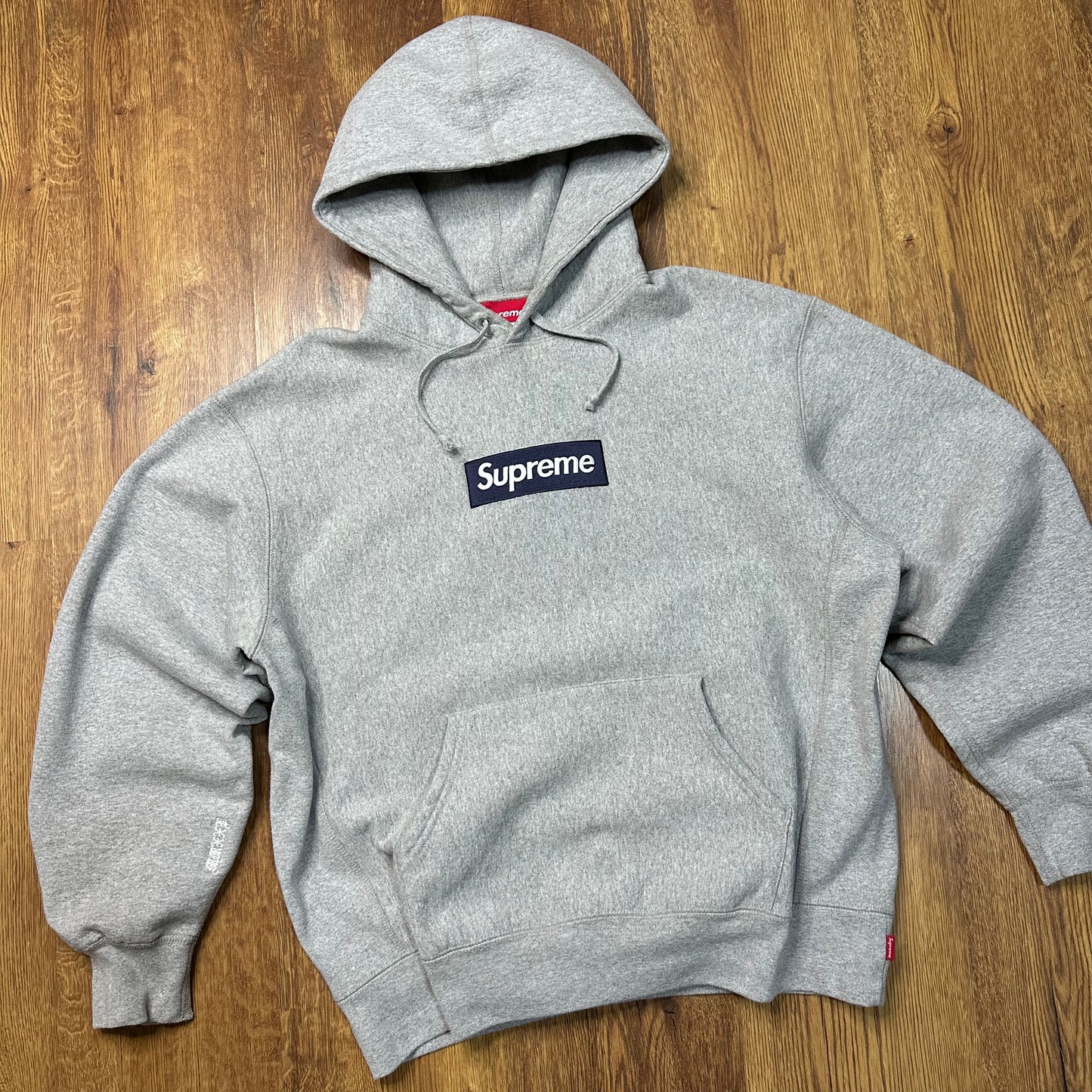 Supreme Box Logo Hooded Sweatshirt (FW25) Heather Grey