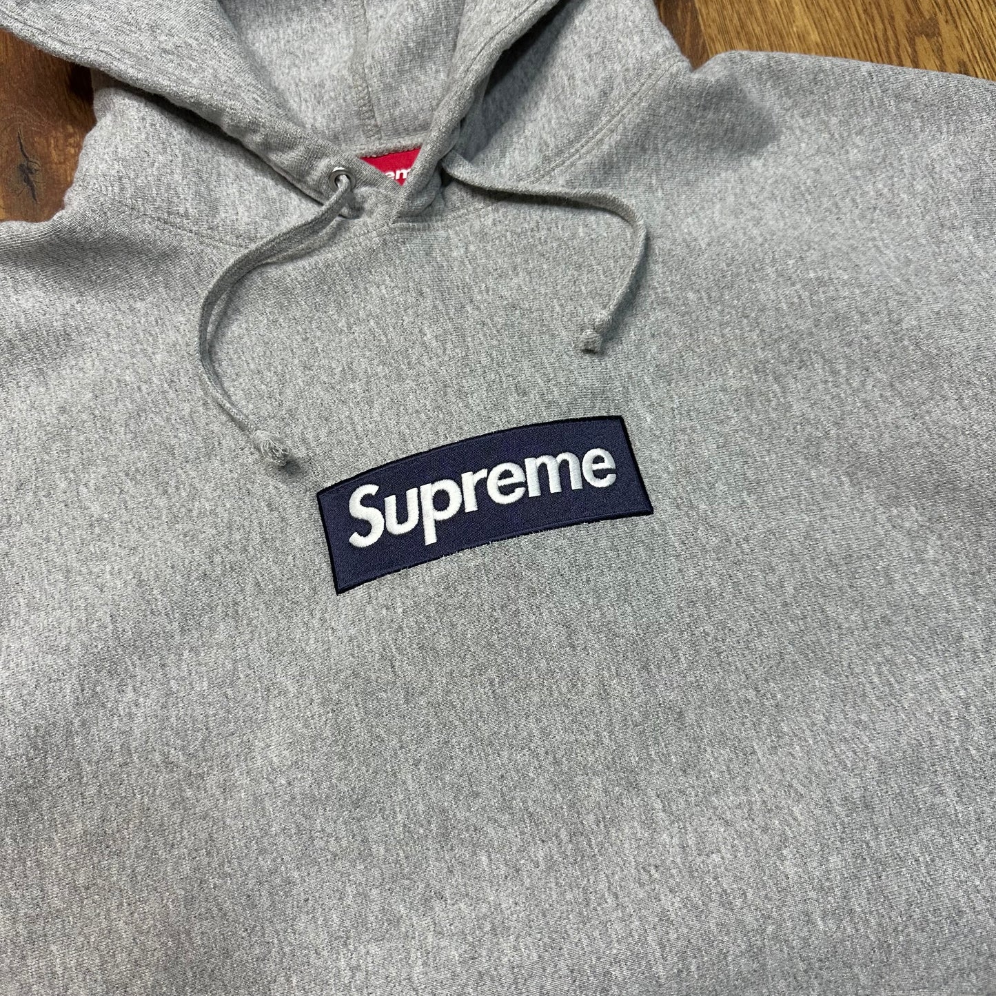 Supreme Box Logo Hooded Sweatshirt (FW25) Heather Grey