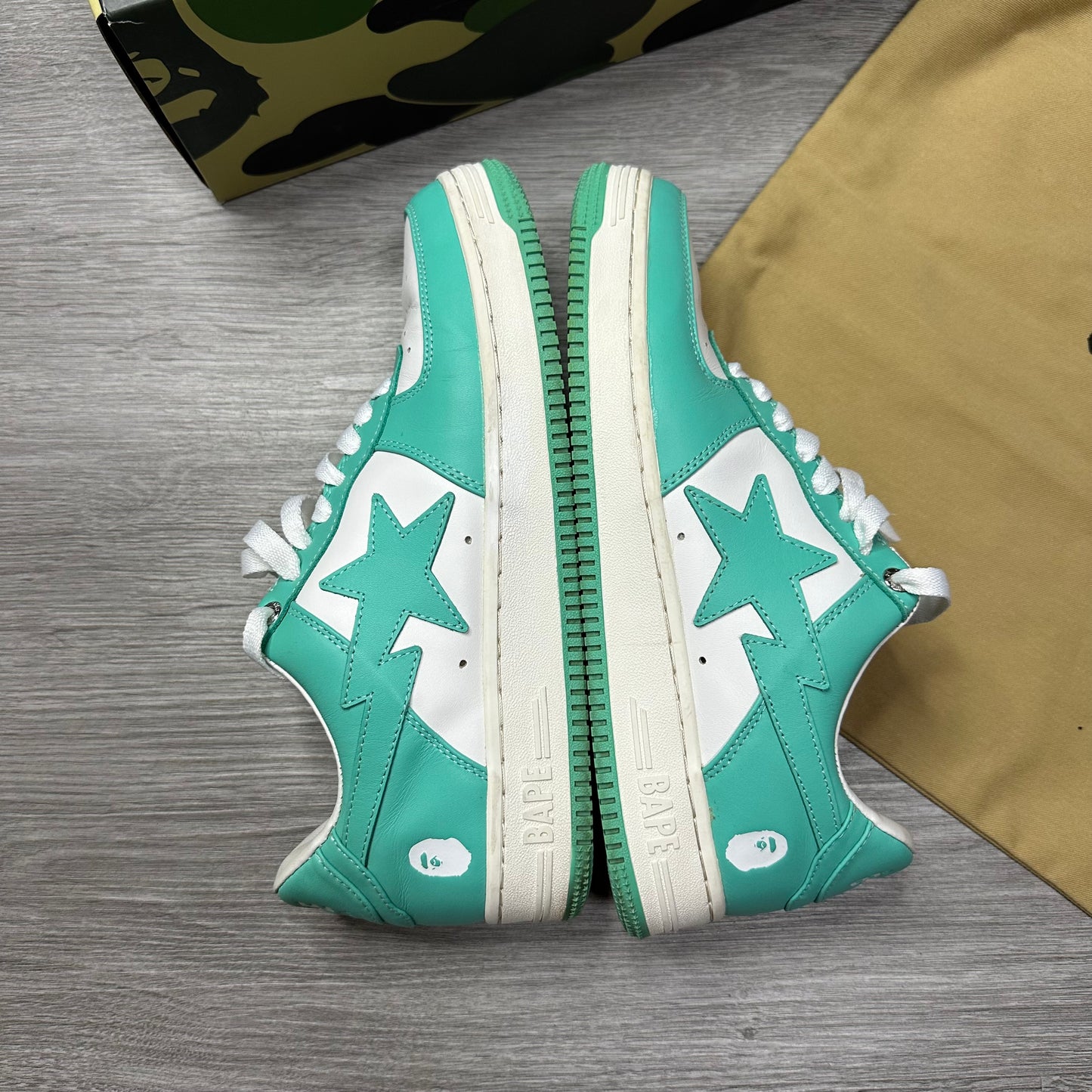 A Bathing Ape BAPESTA #4 M1 Green