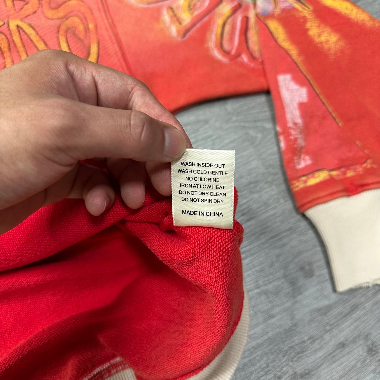 Vale Forever Red Alien Crewneck "Orange"